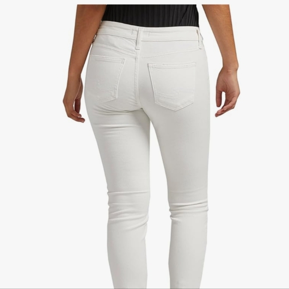 Silver Jeans Denim - Silver Jeans Co Suki Skinny High Rise White Jeans W29 L27
